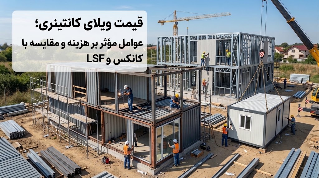 قیمت ویلای کانتینری