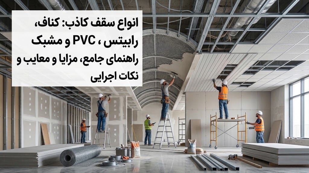 انواع سقف کاذب