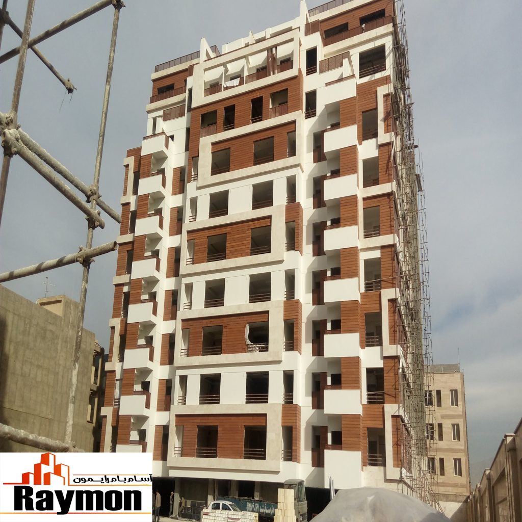 پروژه نمای طرح چوب و ساده فایبر سمنت