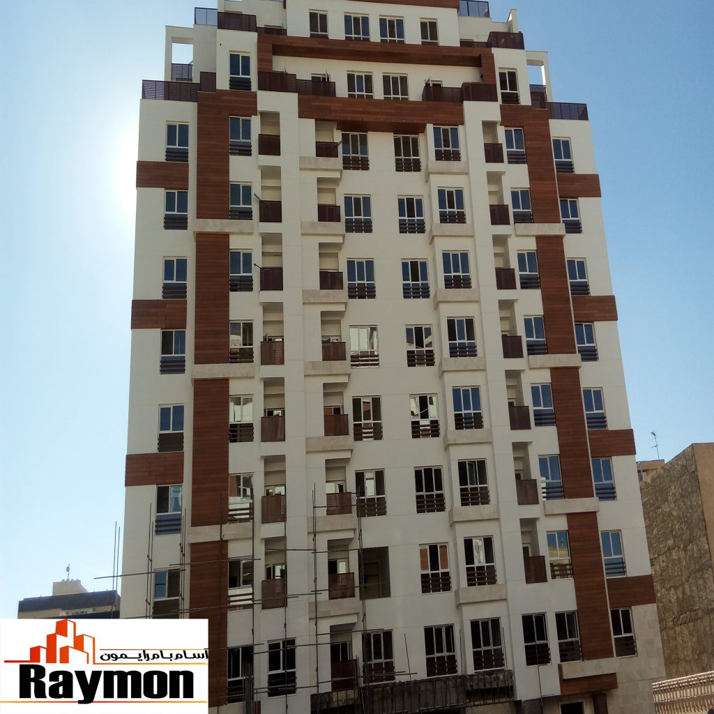 پروژه نمای طرح چوب و ساده فایبر سمنت